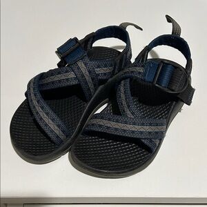 Chaco Kids Blue and Black Adventure Sandals